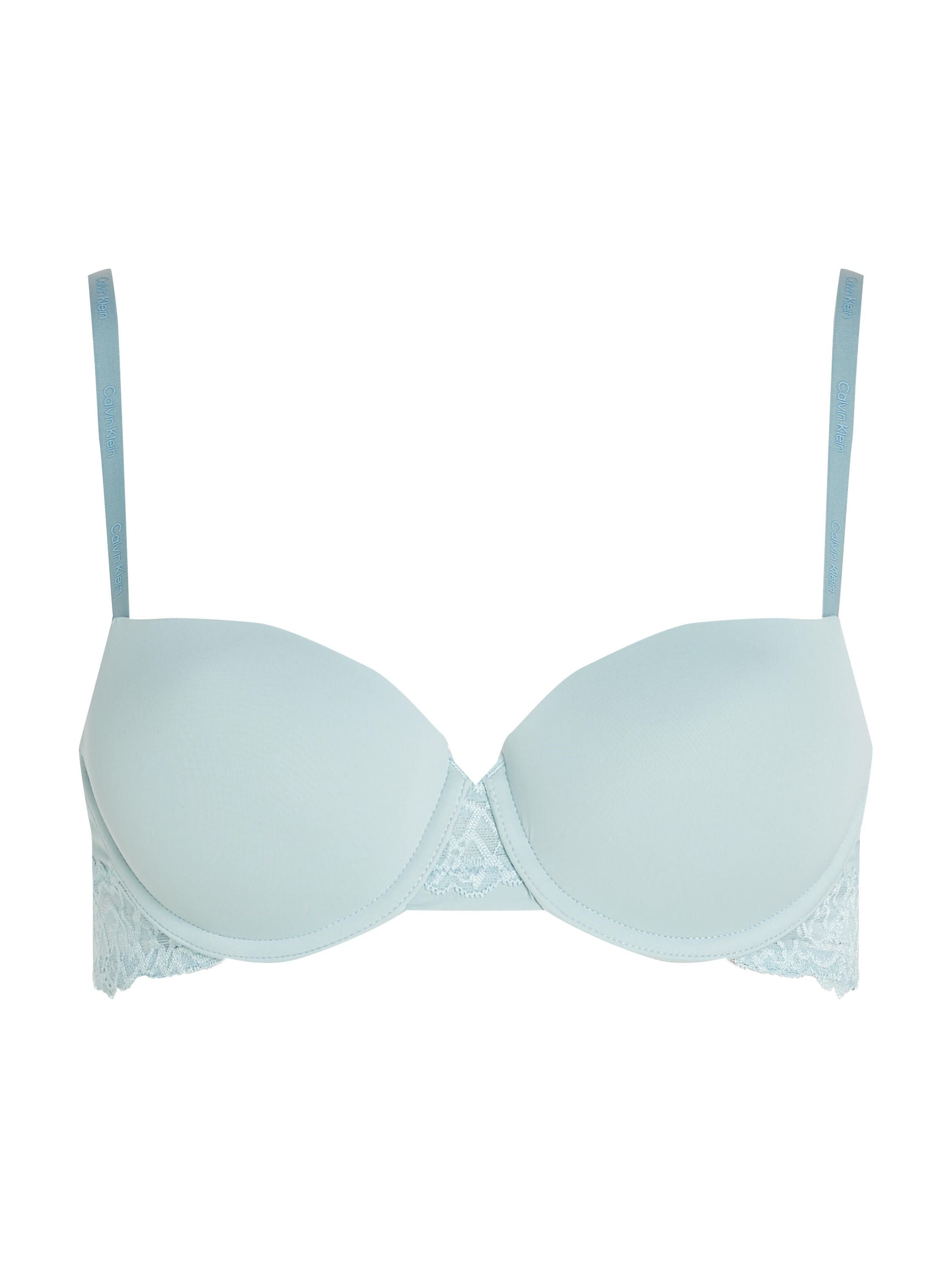 Balconette-BH mit Spitzendetails - 4A3-BLUE - Blau