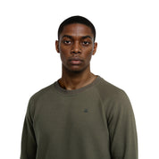 Sweatshirt aus Baumwollmix - 995-asfalt - Grün
