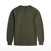 Sweatshirt aus Baumwollmix - 995-asfalt - Grün