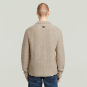 Strickpullover aus Viskosemix - 1214-dk brick - Creme