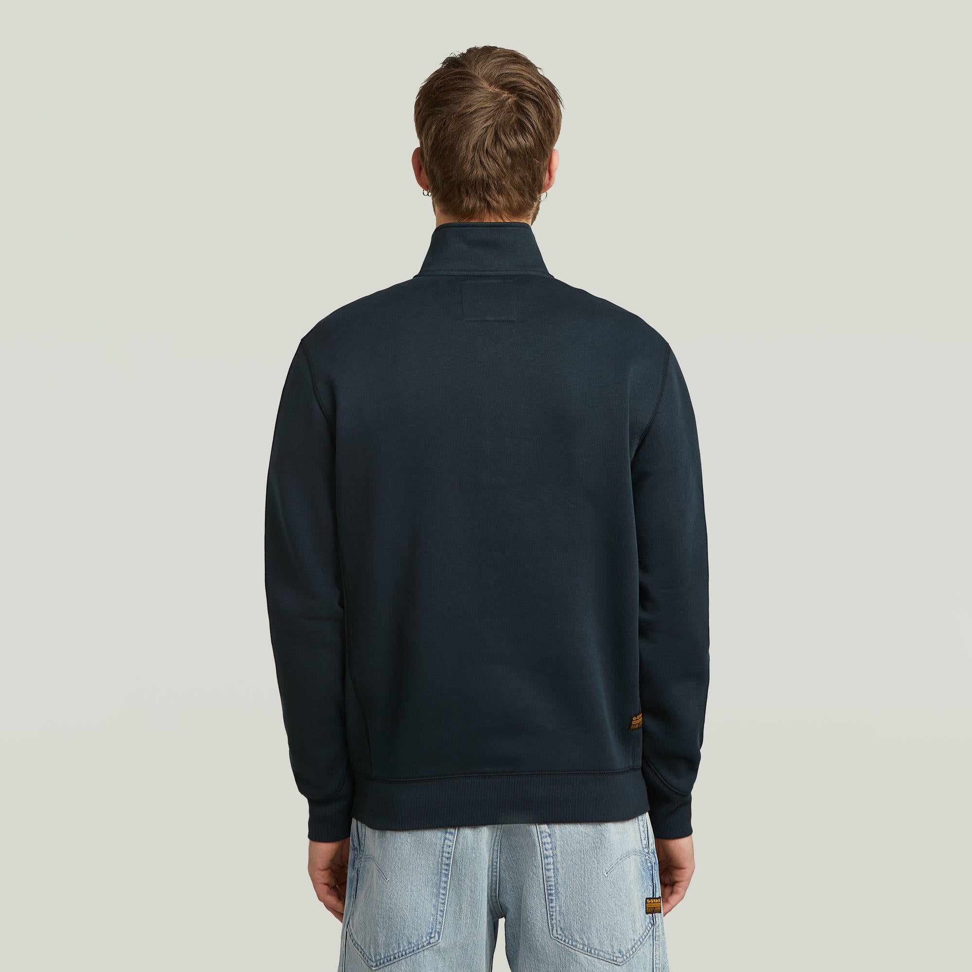 Sweatshirt aus Baumwollmix - C742-salute - Blau