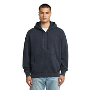 Sweatshirtjacke mit Kapuze - H592-salute smokey gd - Blau