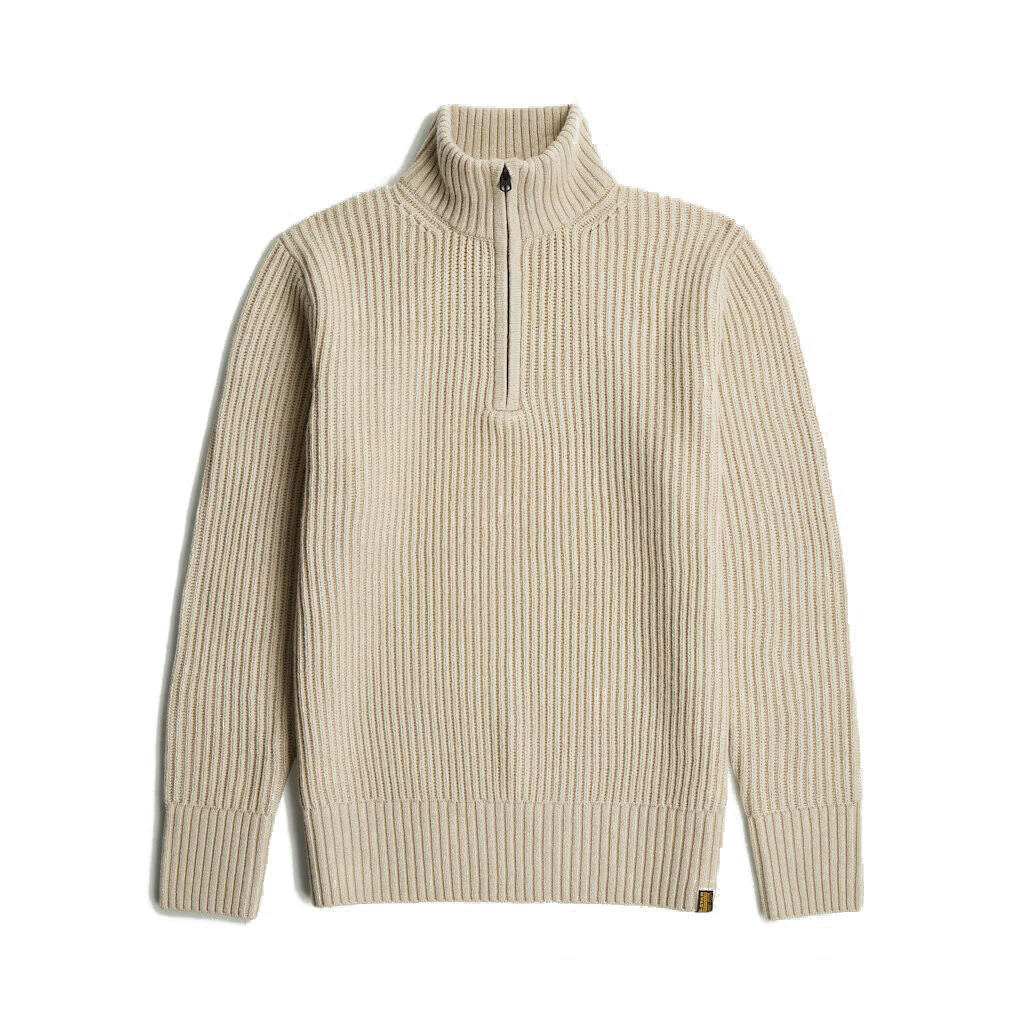 Strickpullover aus Wollmix - 1214-dk brick - Beige