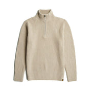 Strickpullover aus Wollmix - 1214-dk brick - Beige