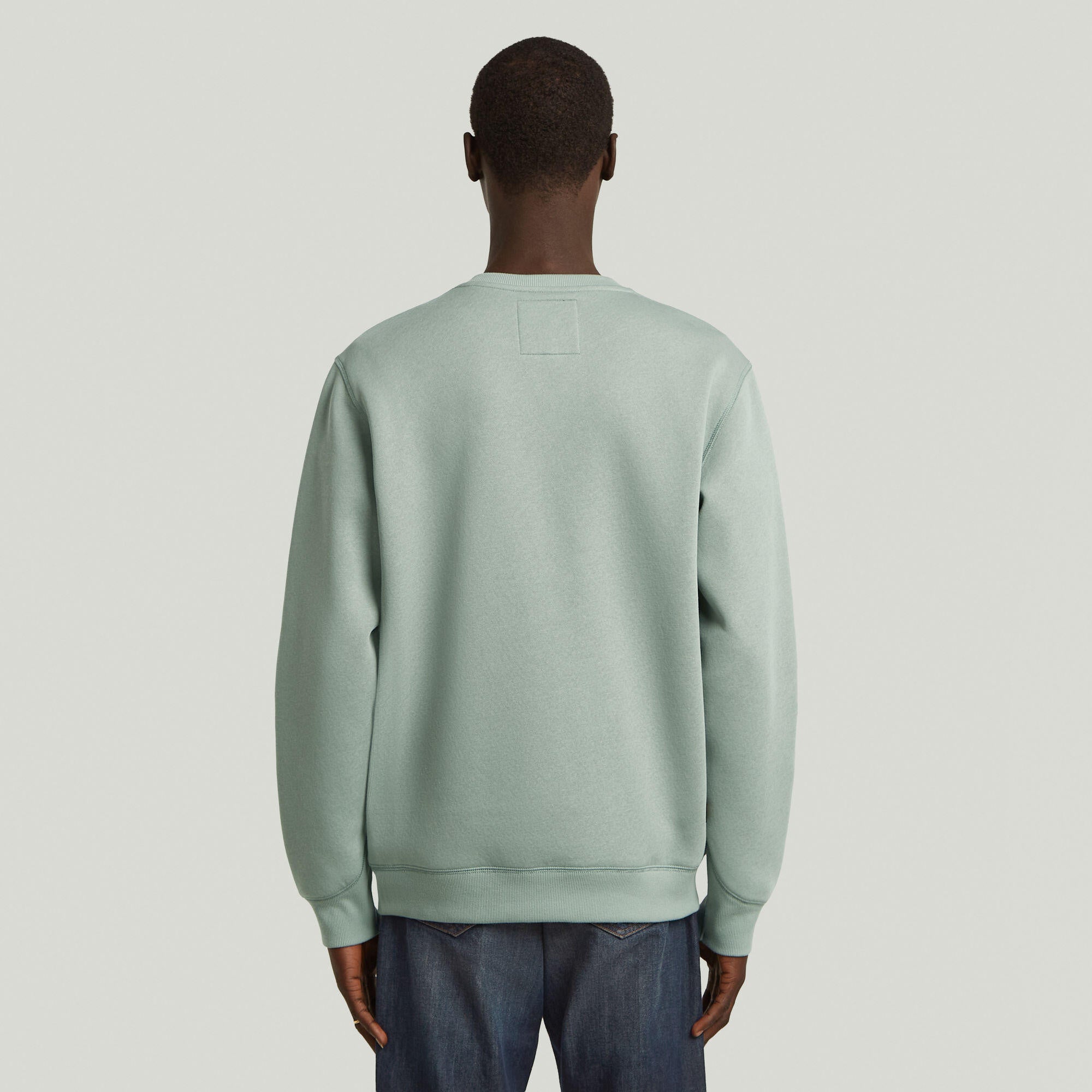 Sweatshirt aus Baumwollmix - C959-iceberg green - Grün