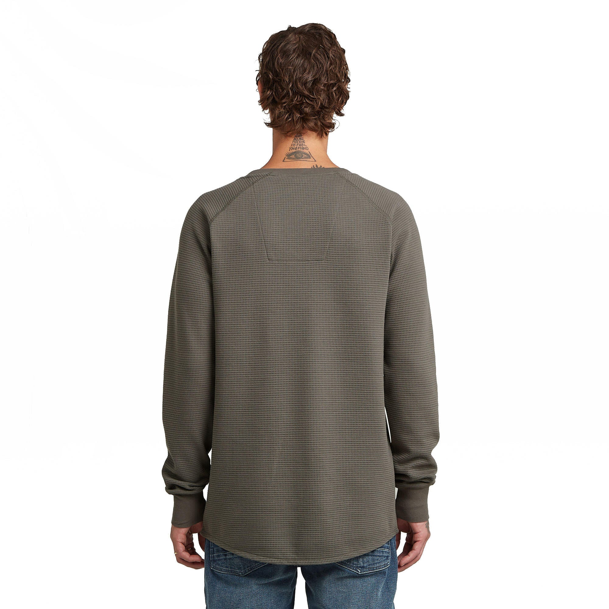 Sweatshirt aus Baumwollmix - 1260-gs grey - Khaki
