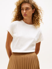 T-Shirt aus Baumwolle - YA8-WHITE - Weiß
