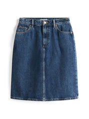 Jeansrock Midi - 1BK-DENIM - Blau