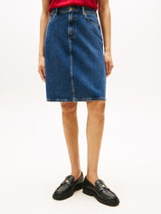 Jeansrock Midi - 1BK-DENIM - Blau