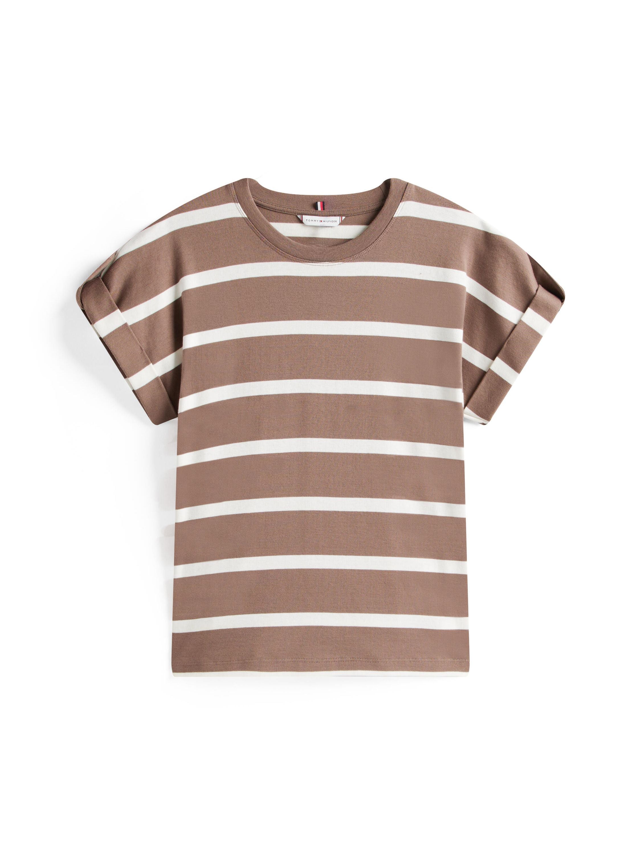 T-Shirt aus Baumwolle - 0BL-BROWN - Braun