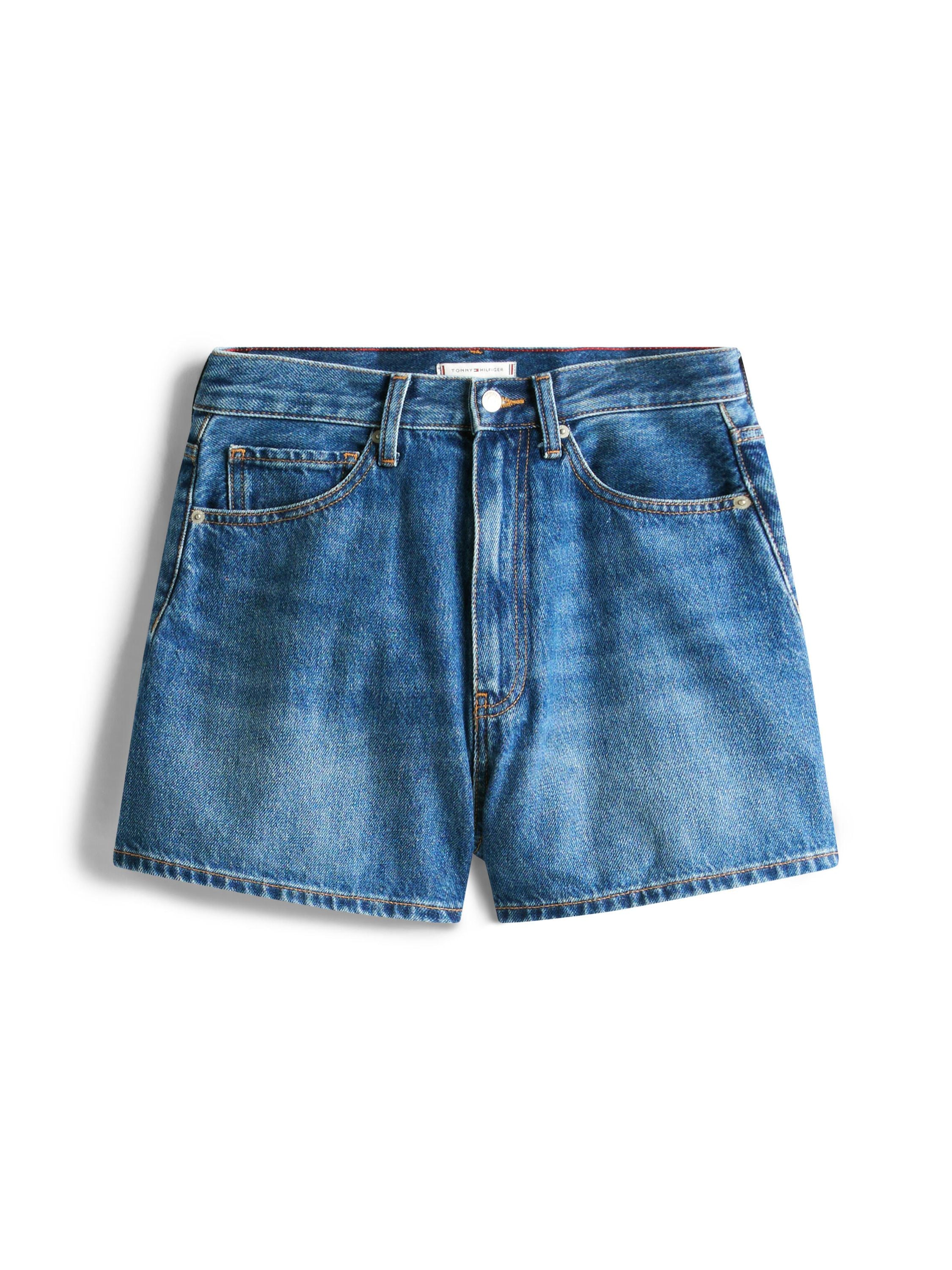 Jeansshorts Flared Fit - 1A6-DENIM - Blau
