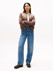 Hybridjacke mit Steppfront - GTO-BROWN - Braun