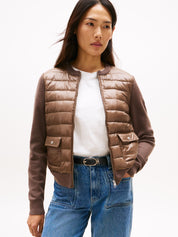 Hybridjacke mit Steppfront - GTO-BROWN - Braun
