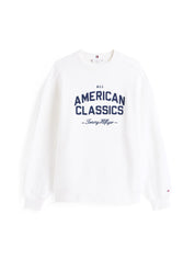 Sweatshirt aus Baumwolle - YBL-WHITE - Weiß