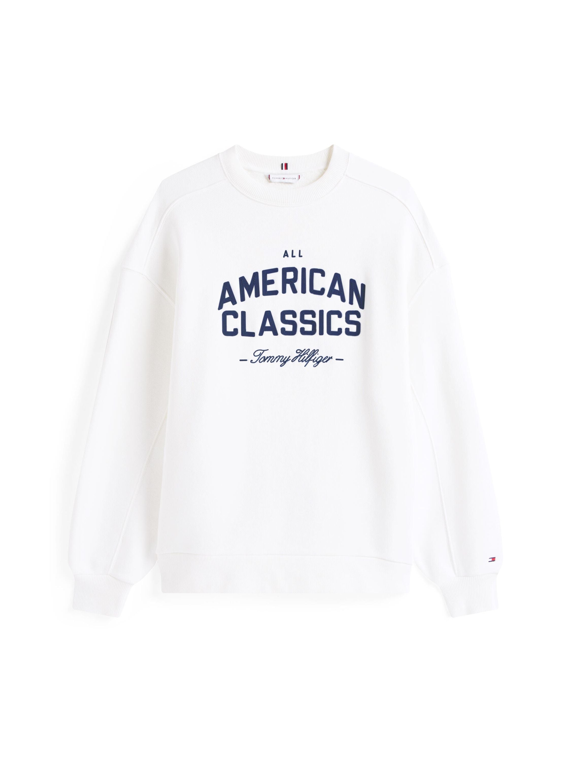 Sweatshirt aus Baumwolle - YBL-WHITE - Weiß