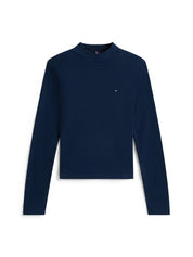 Langarmshirt aus Baumwolle - C1G-BLUE - Blau