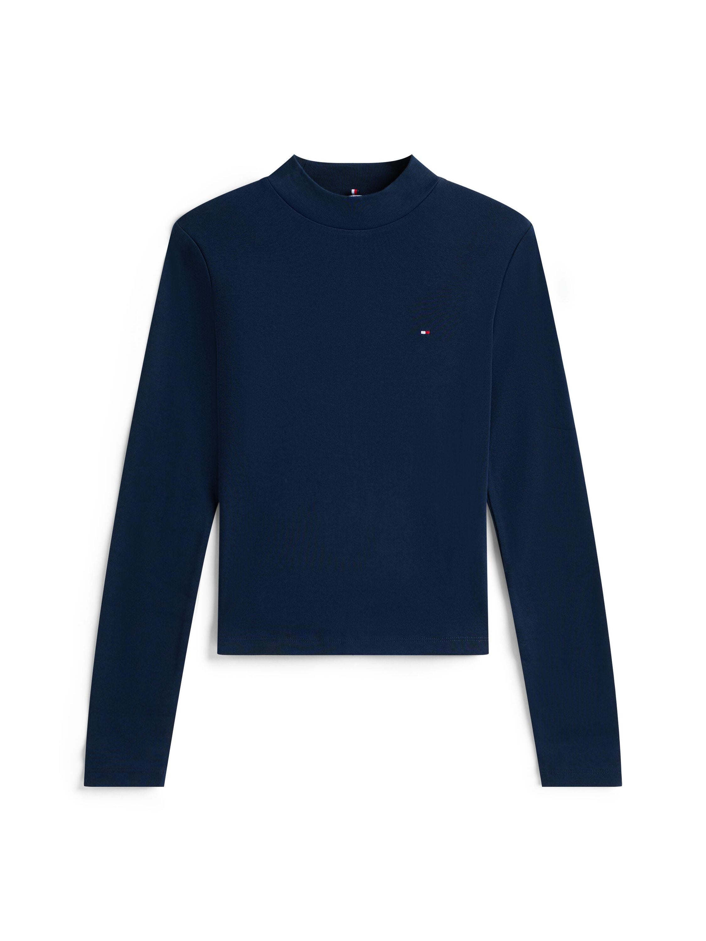Langarmshirt aus Baumwolle - C1G-BLUE - Blau