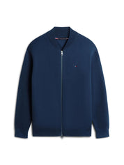 Strickjacke aus Baumwollmix - C1G-BLUE - Blau