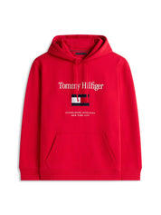 Sweathoodie aus Baumwollmix - XLD-RED - Rot