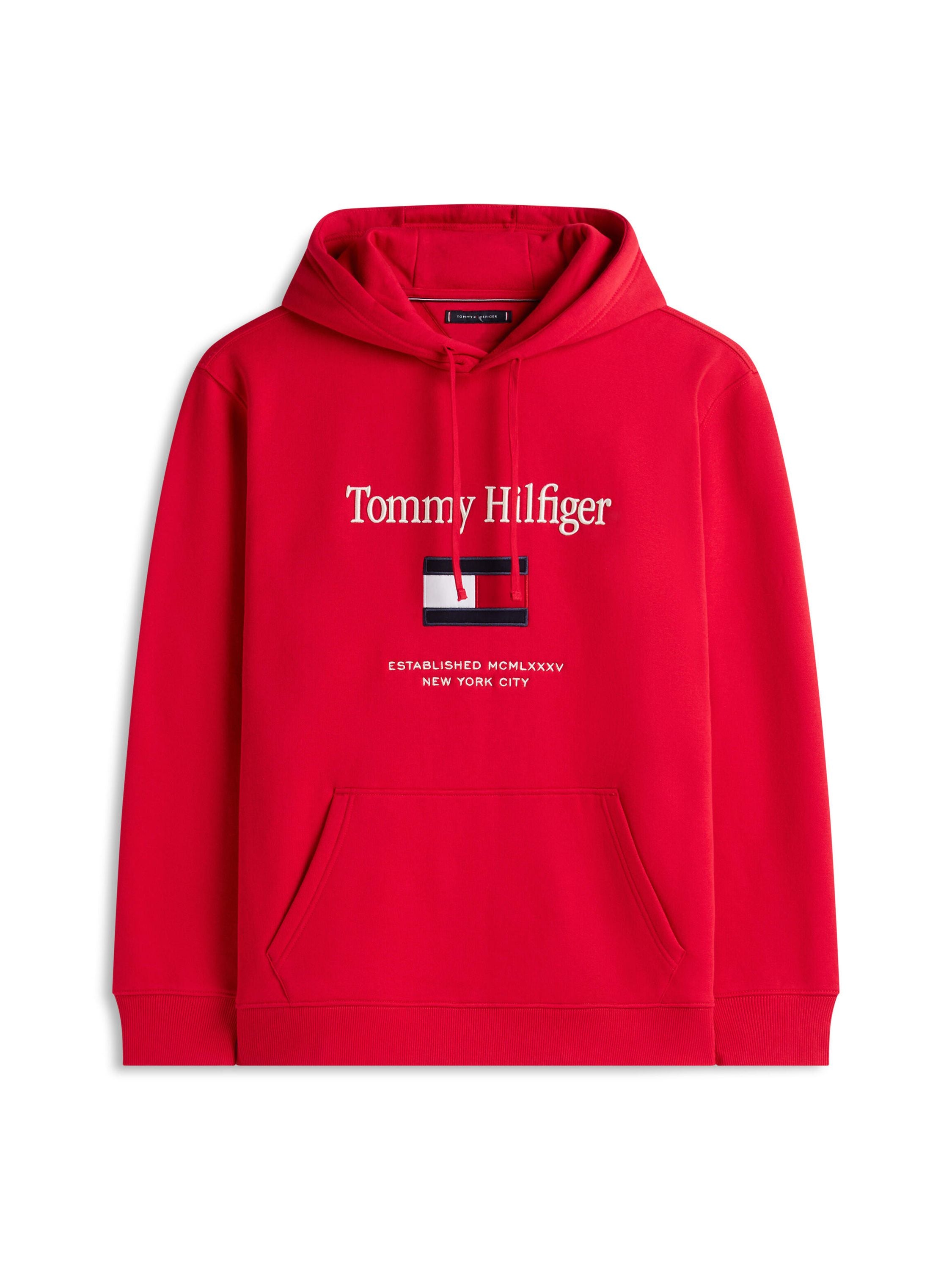 Sweathoodie aus Baumwollmix - XLD-RED - Rot