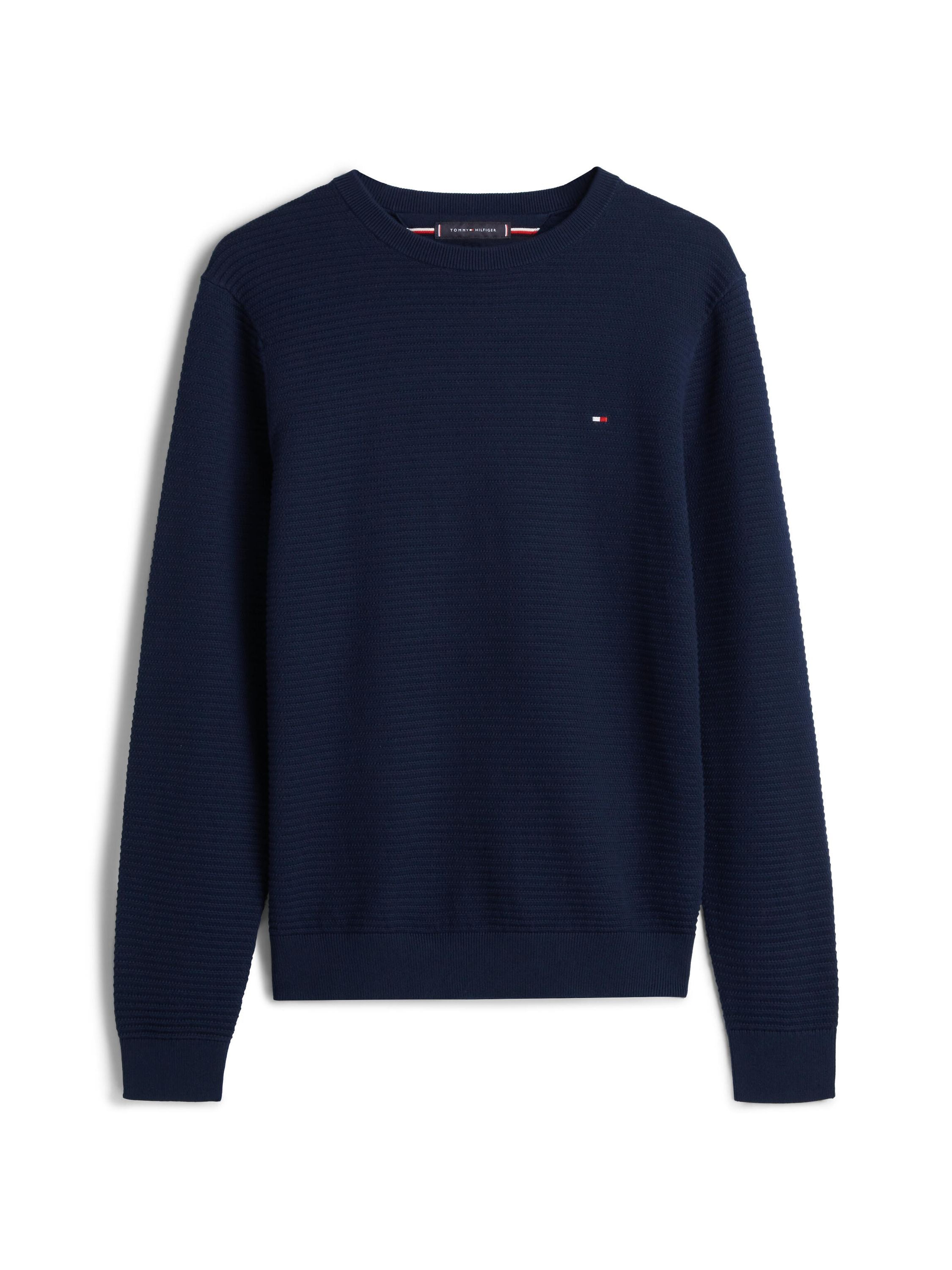 Strickpullover aus Bio-Baumwolle - C1G-BLUE - Blau