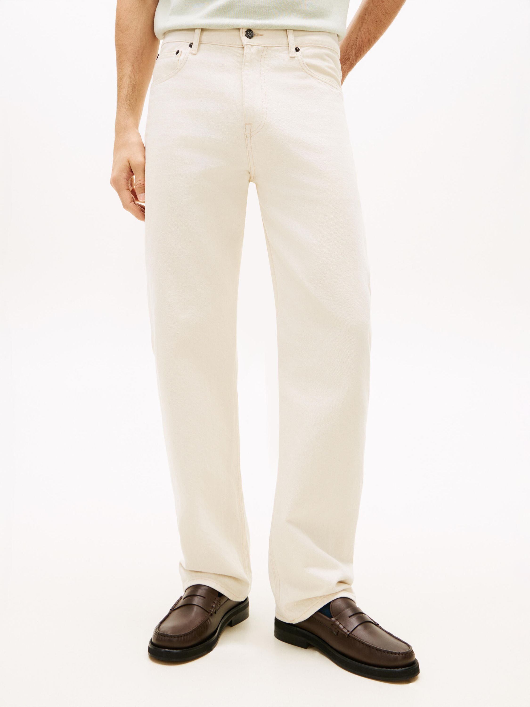 Jeans Relaxed Fit - YBL-WHITE - Creme