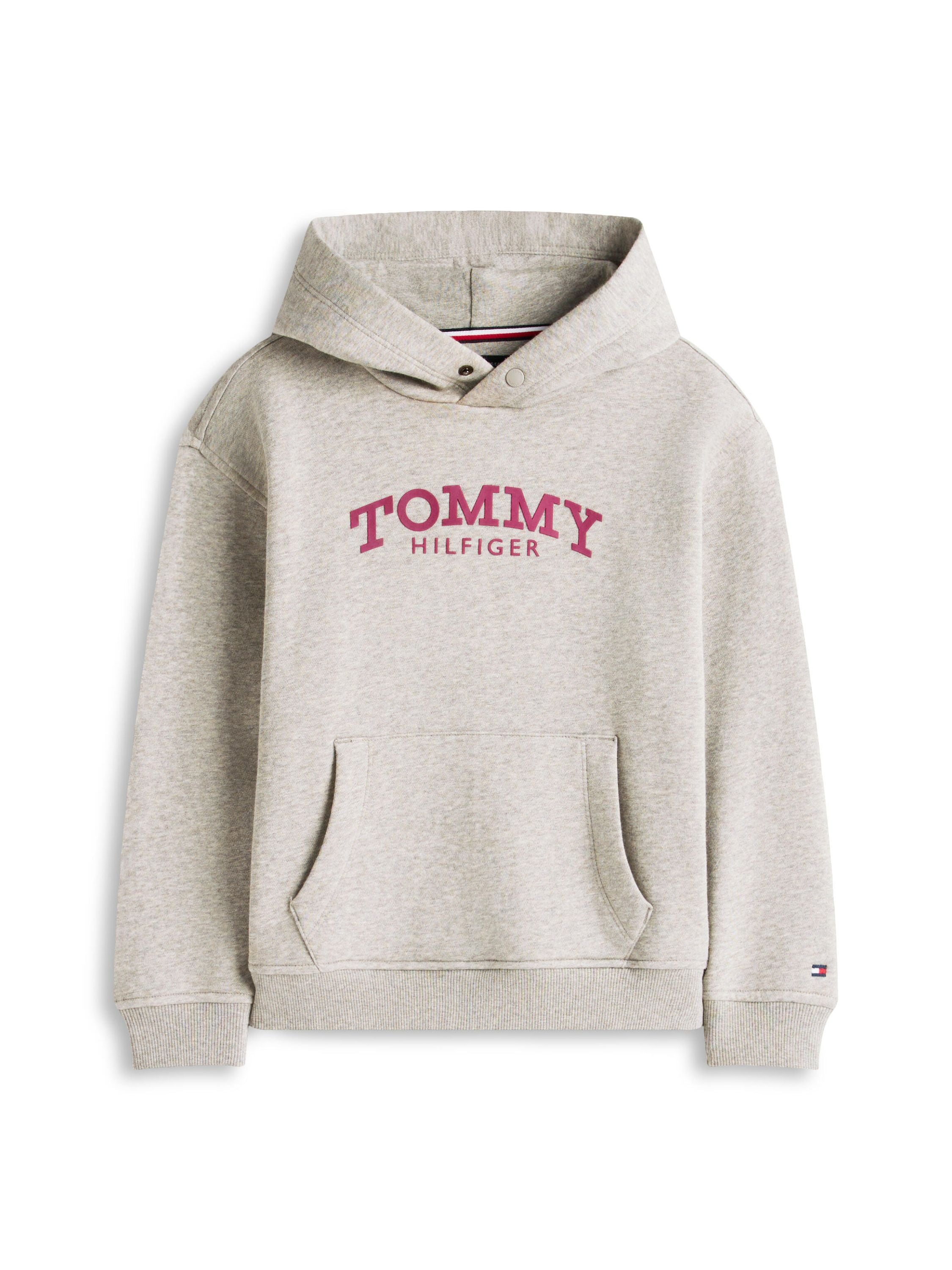 Sweathoodie aus Baumwollmix - A1G-GREY - Grau