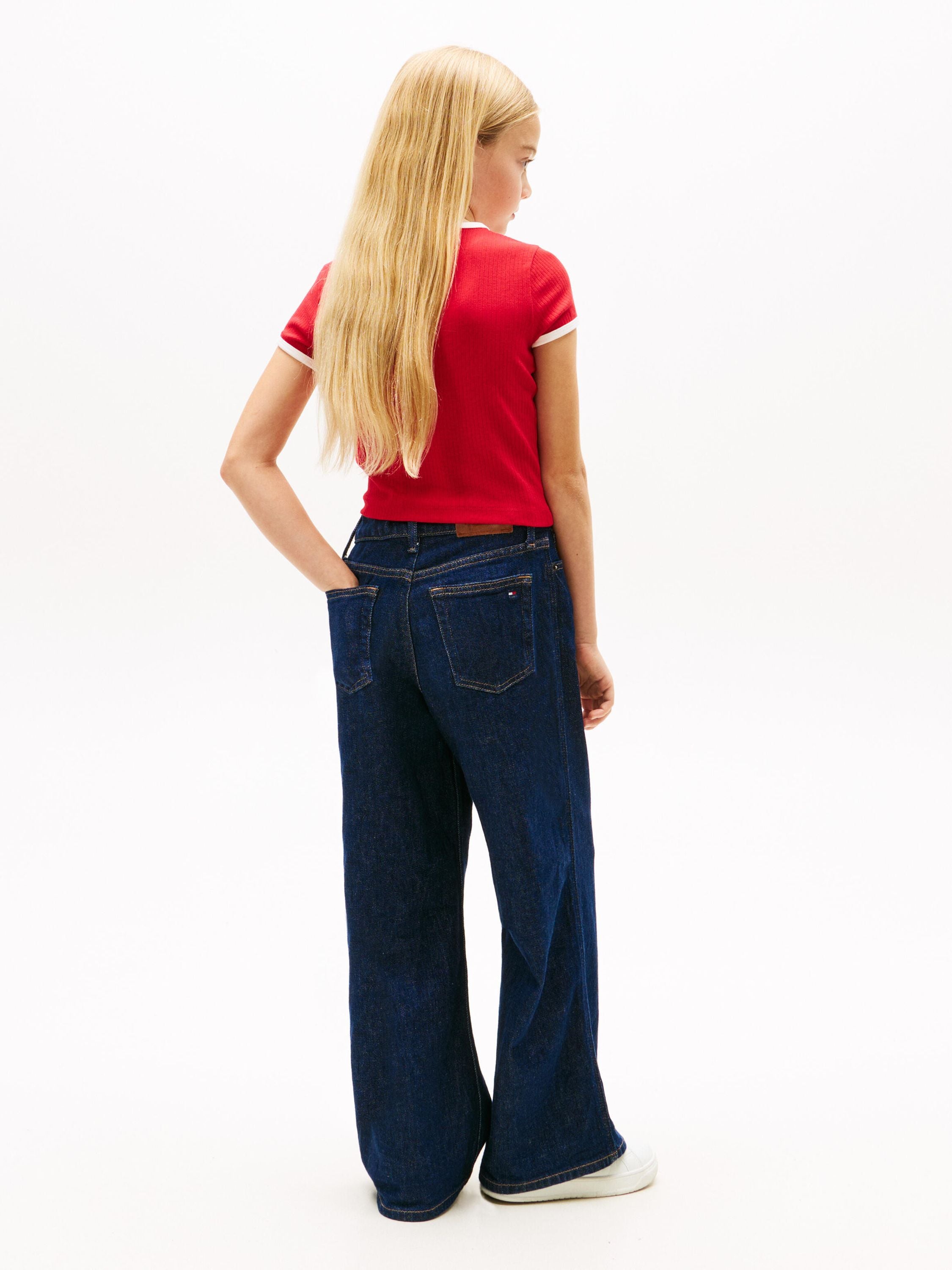 T-Shirt aus Baumwolle mit Logoprint - XLG-RED - Rot