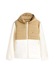 Steppjacke mit Kapuze - 0F4-BEIGE - Beige