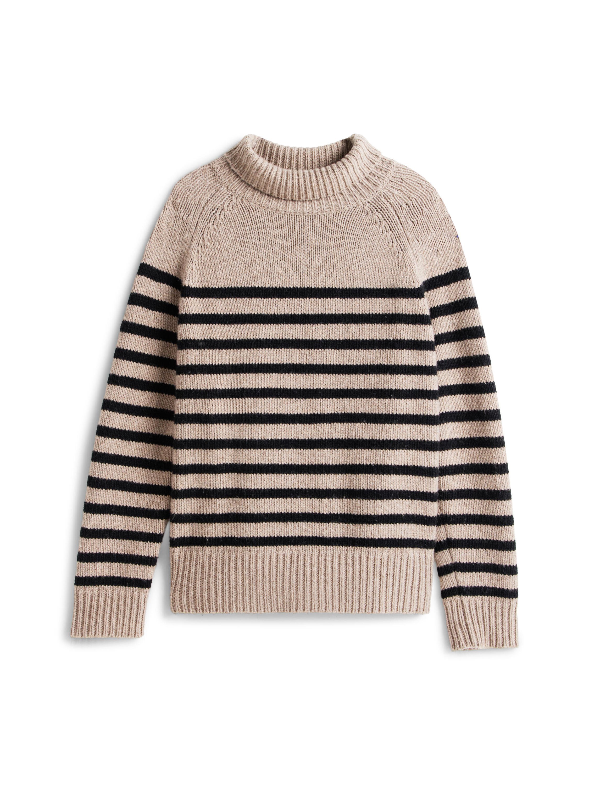 Strickpullover aus Wollmix - 0AE-BEIGE - Beige