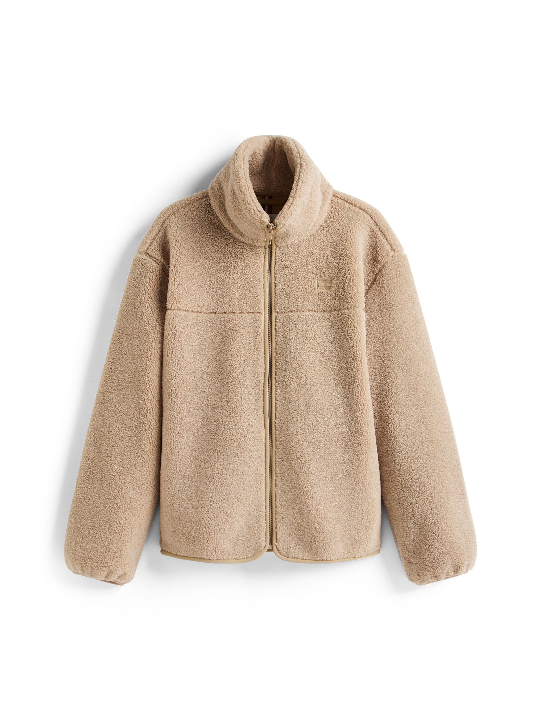 Teddy-Jacke Regular Fit - AEG-BEIGE - Beige