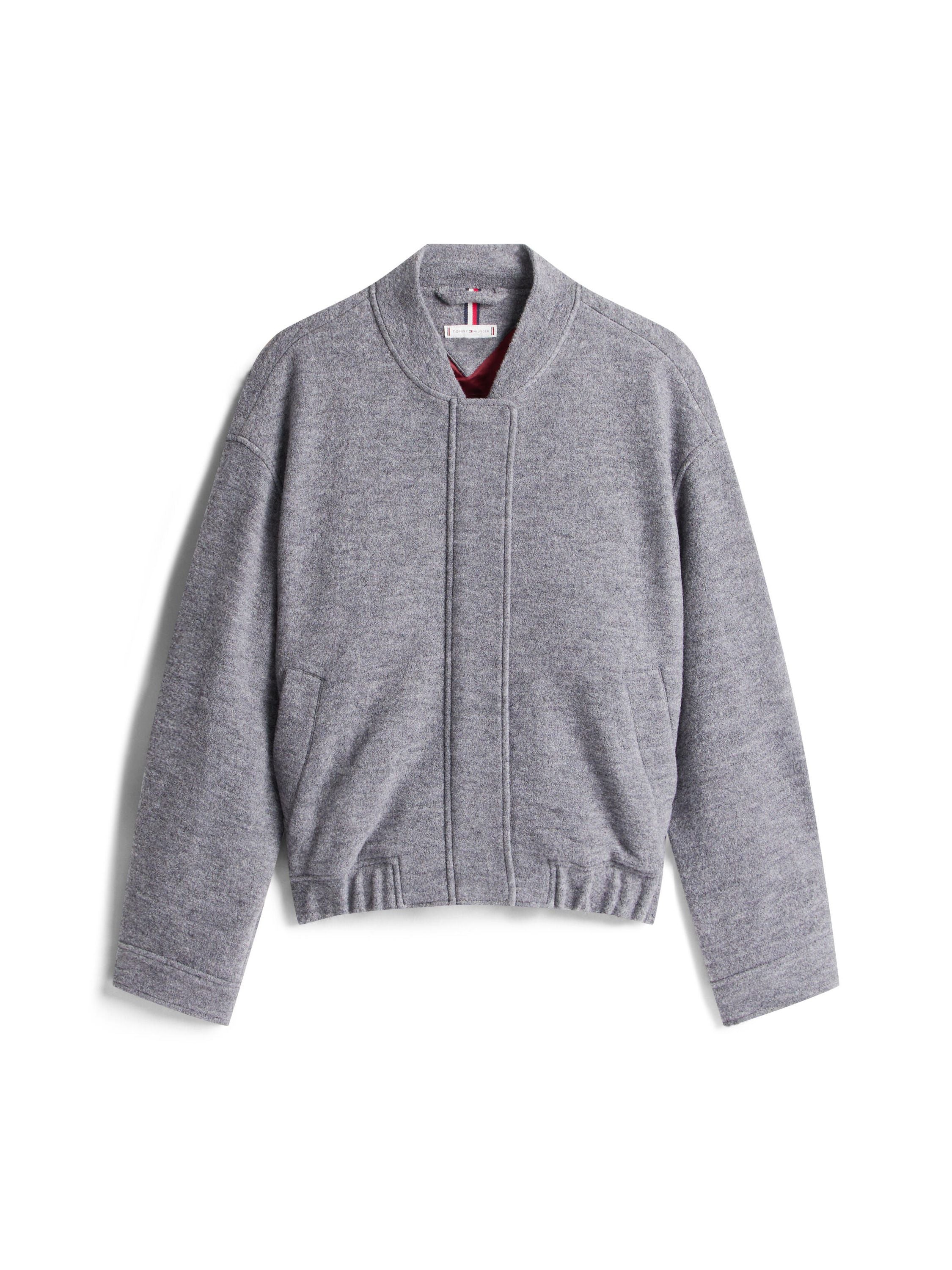 Bomberjacke aus Wollmix - P03-GREY - Grau