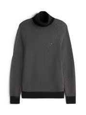 Strickpullover mit Rollkragen - 0IM-GREY - Grau