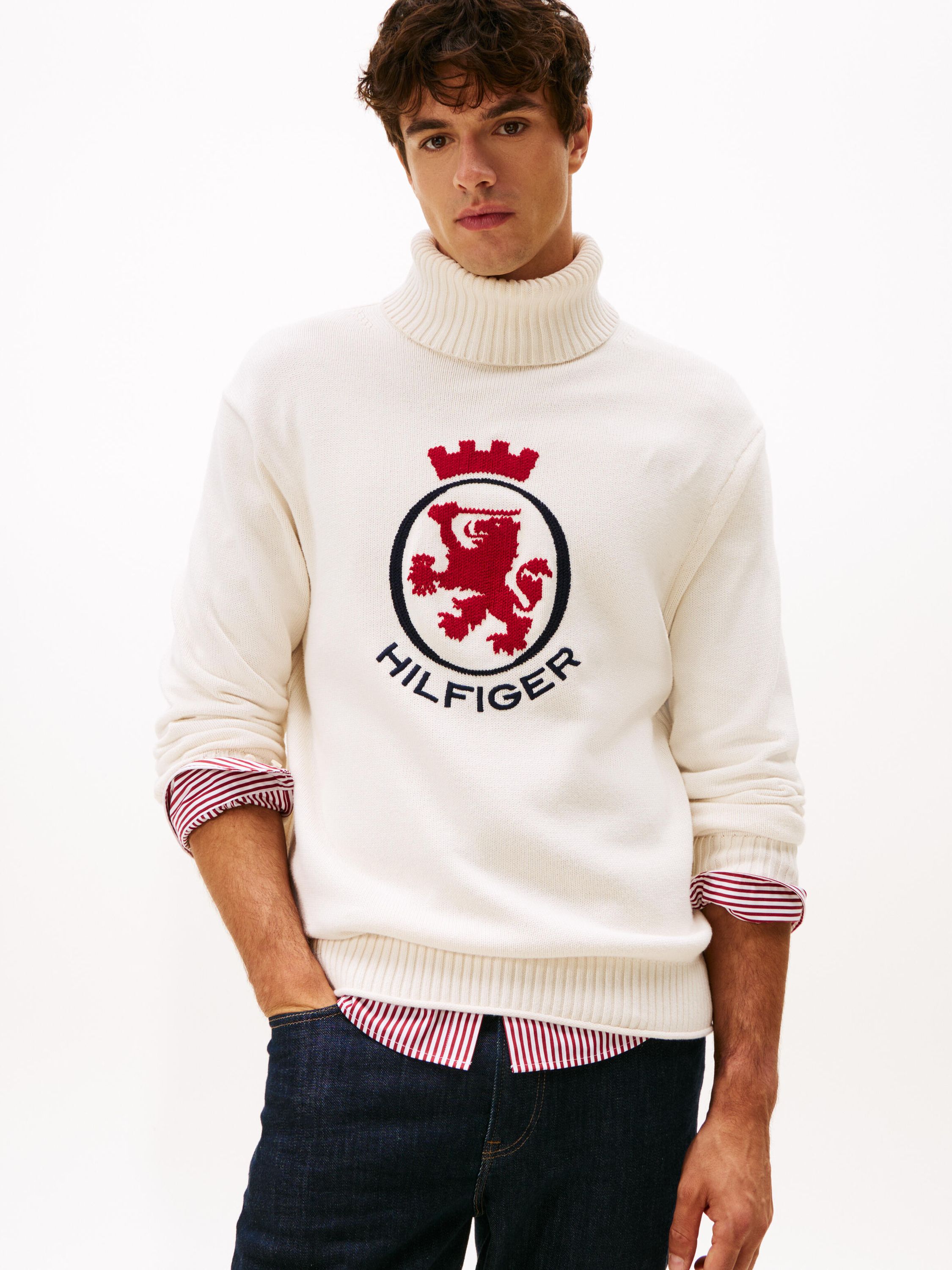 Rollkragenpullover - Z00-YELLOW - Creme