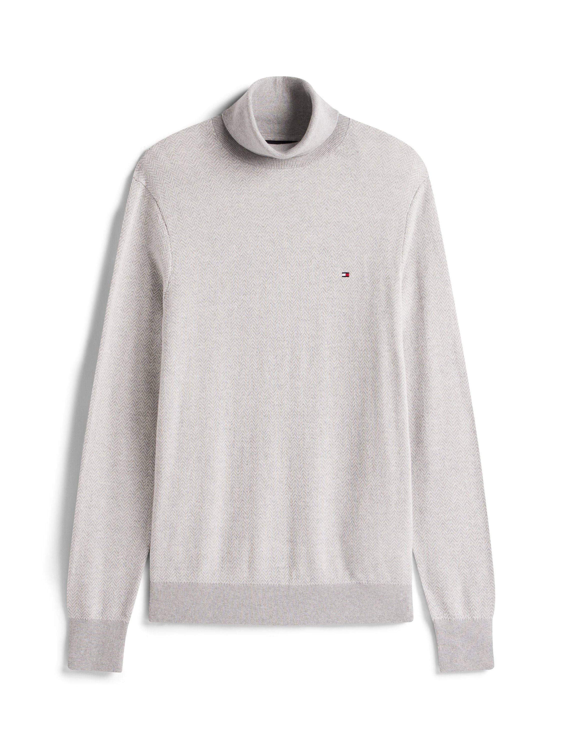 Strickpullover mit Rollkragen - 0CU-GREY - Grau