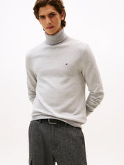 Strickpullover mit Rollkragen - 0CU-GREY - Grau