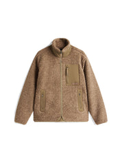 Teddy-Fleecejacke - AFE-BEIGE - Beige