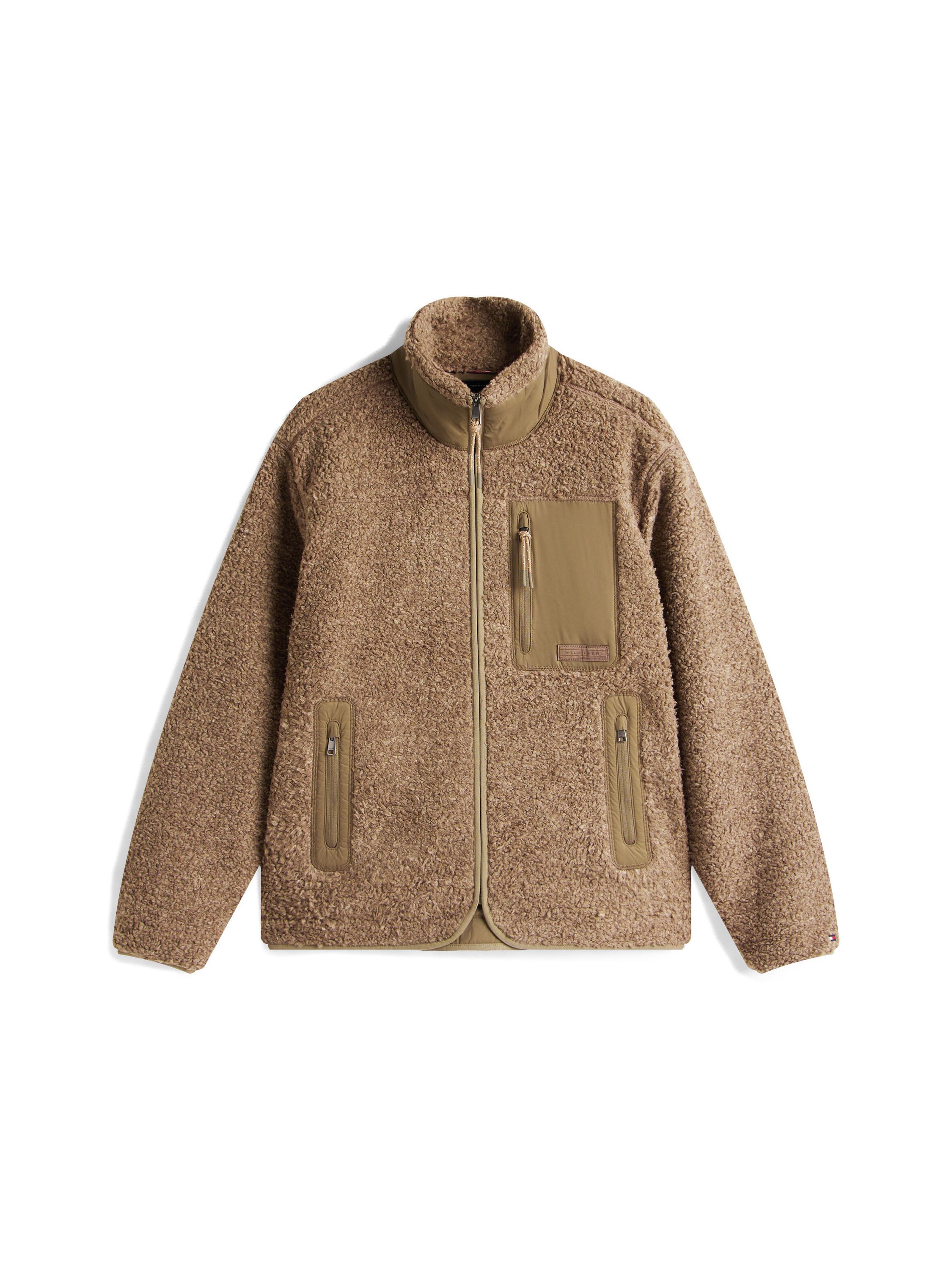 Teddy-Fleecejacke - AFE-BEIGE - Beige