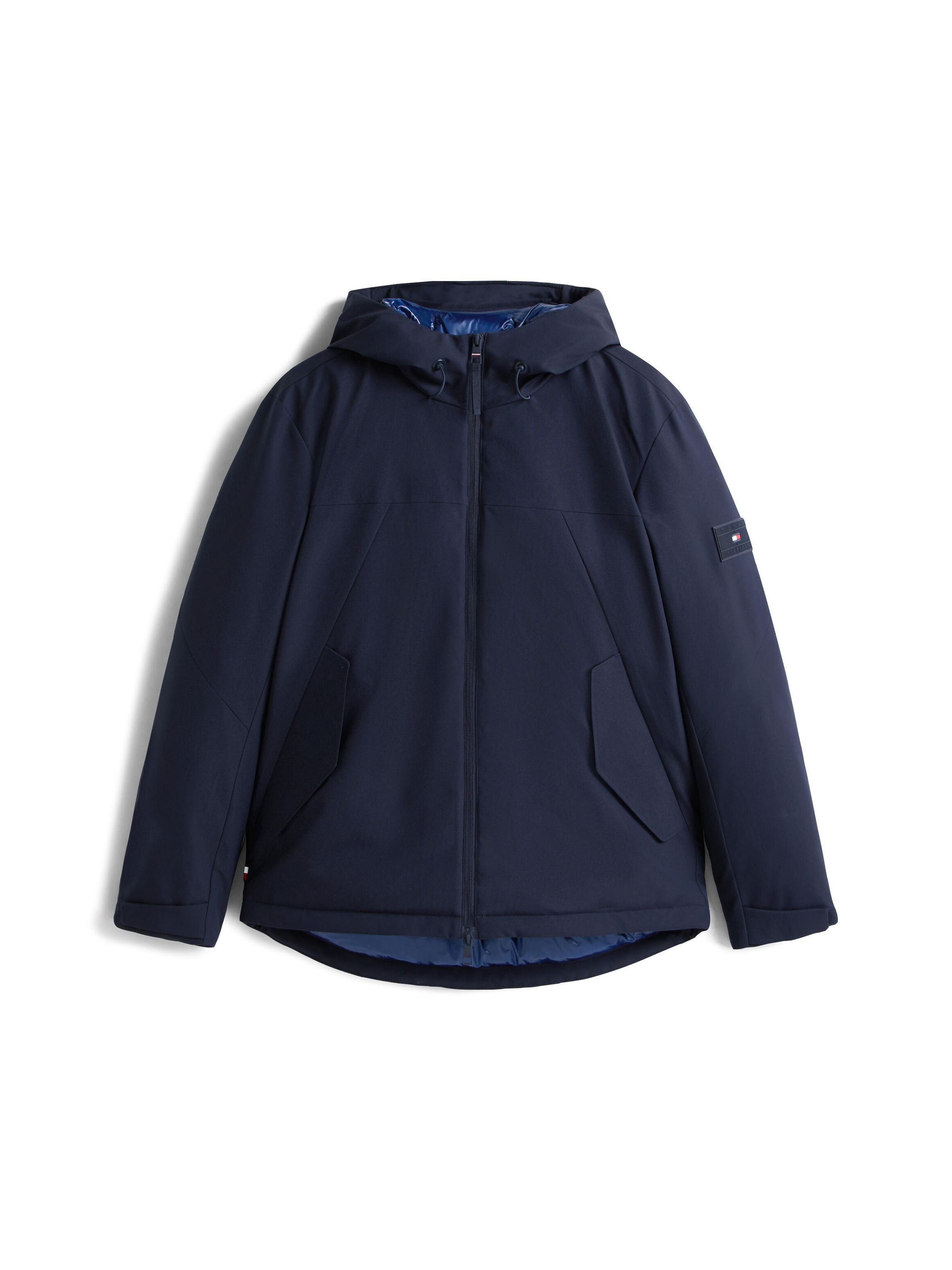 Übergangsjacke mit Kapuze - DW5-BLUE - Blau