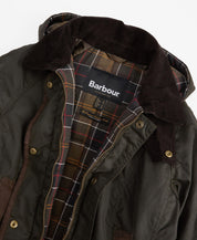 Wachsjacke BOWER WAX - OL71-Olive/C - Khaki