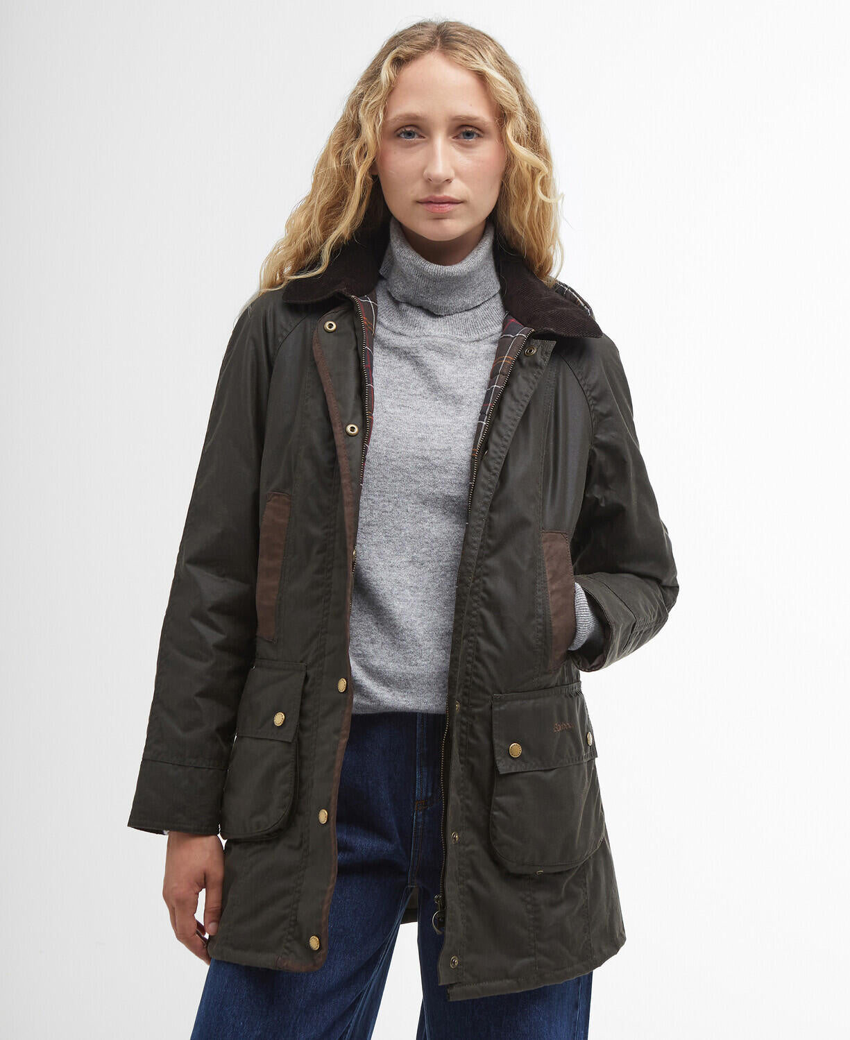 Wachsjacke BOWER WAX - OL71-Olive/C - Khaki