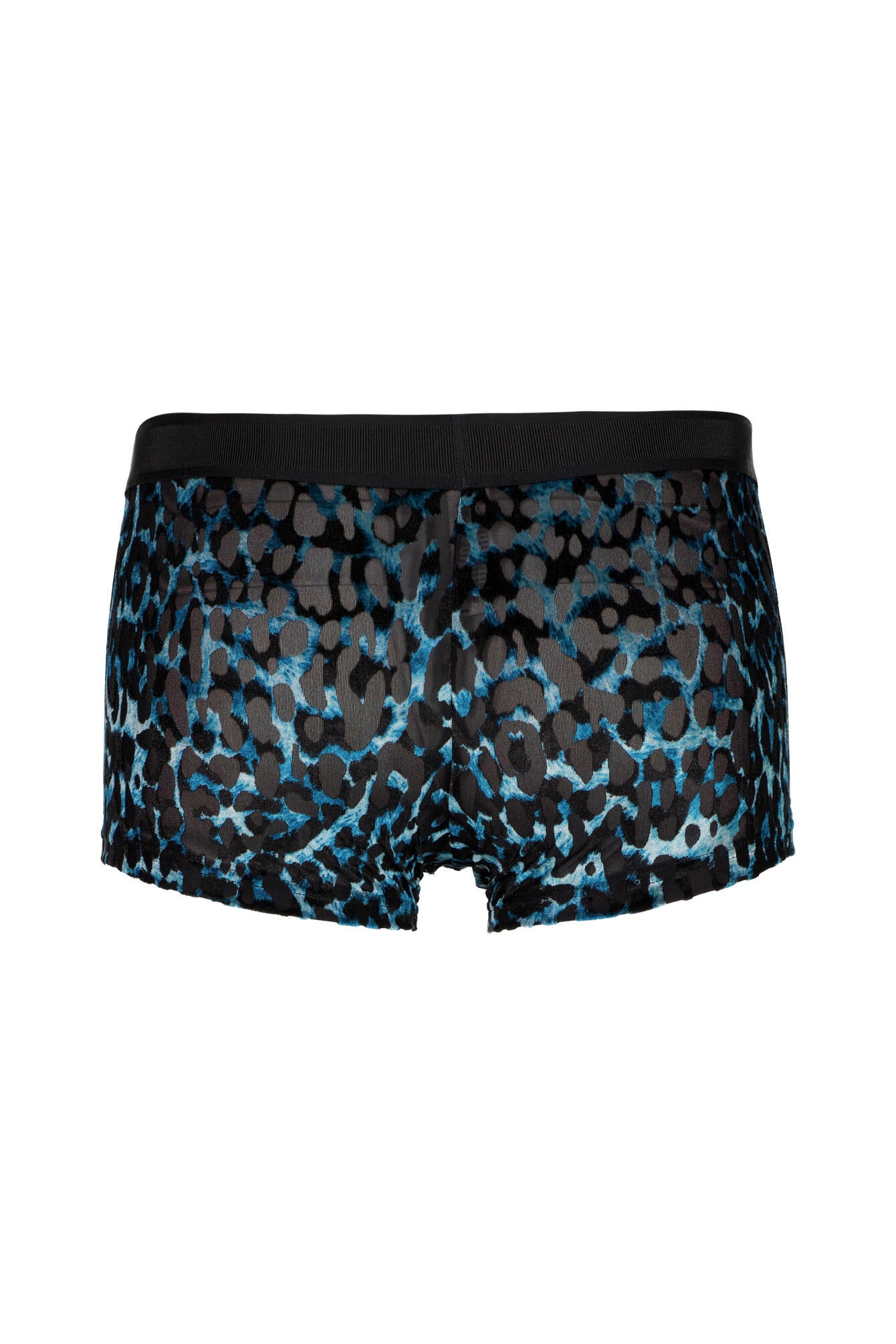 Boxershorts Leopard - J004-black - Blau