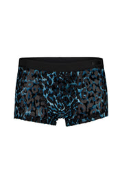 Boxershorts Leopard - J004-black - Blau