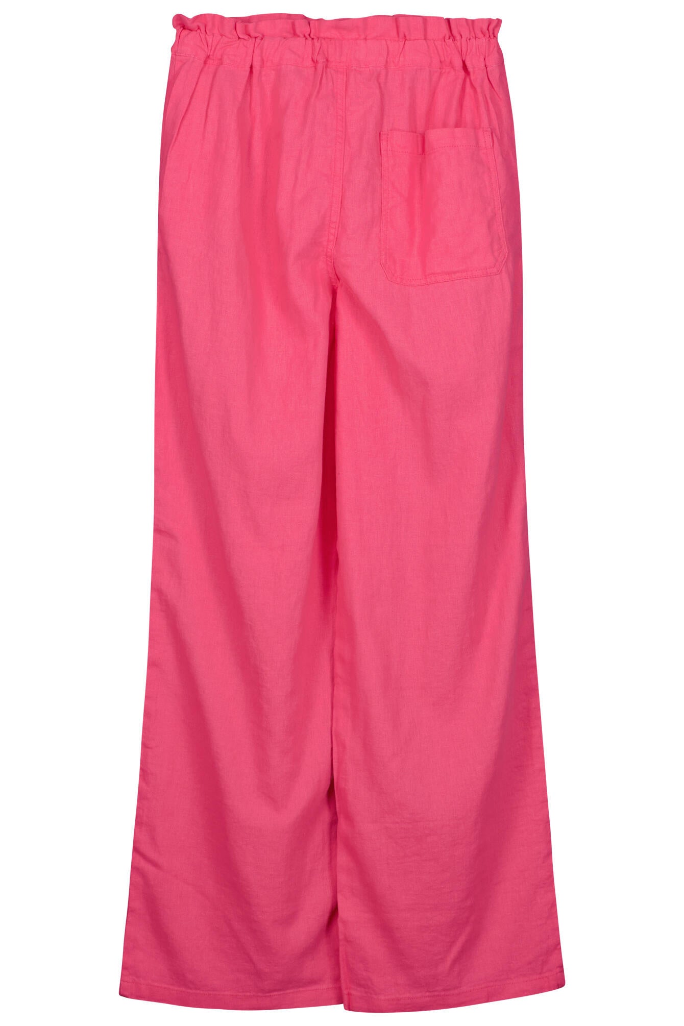 Weite Leinenhose - Camellia Rose - Pink