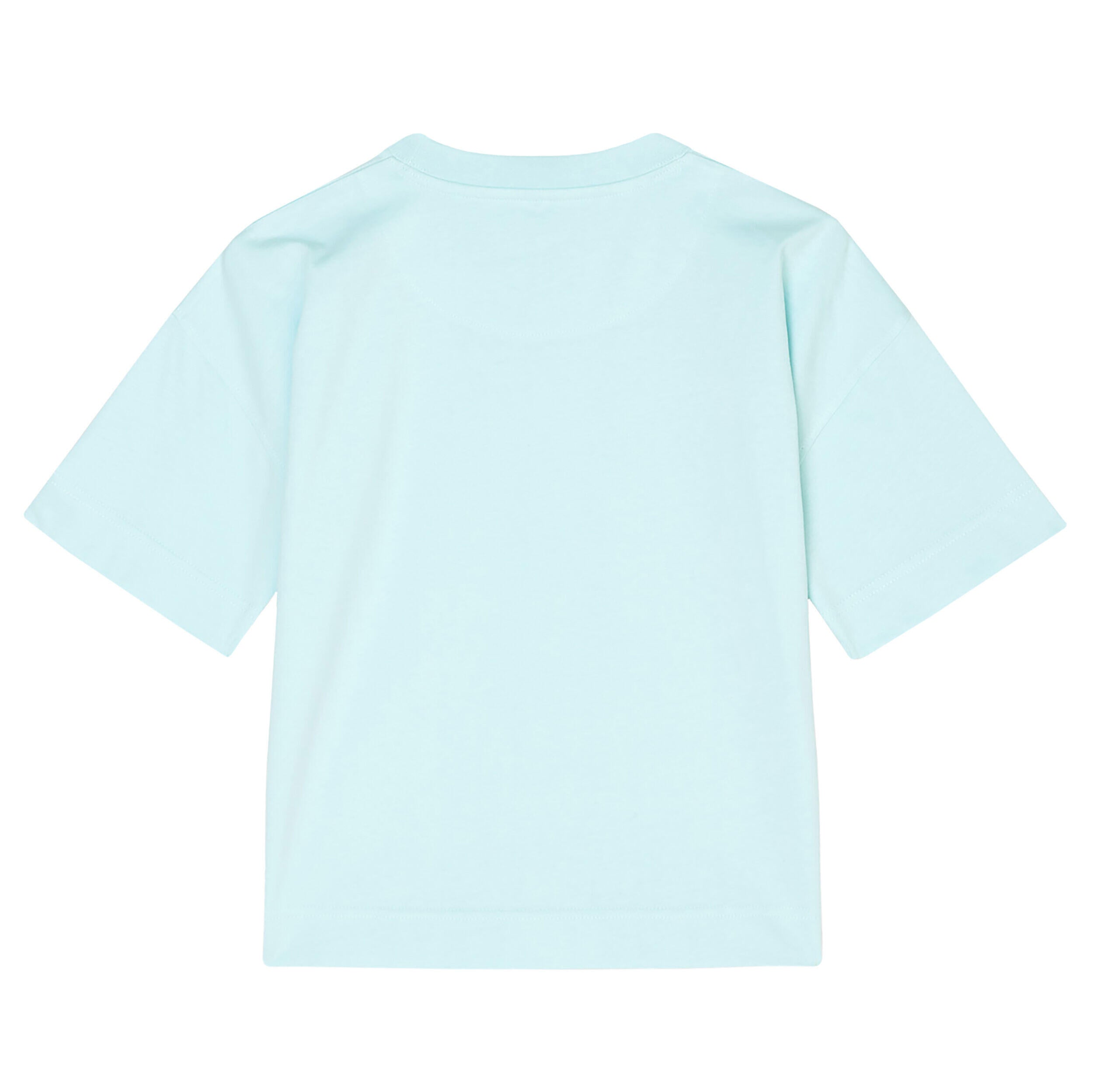 T-Shirt mit Logoprint - 630 LIGHT BLUE - Blau