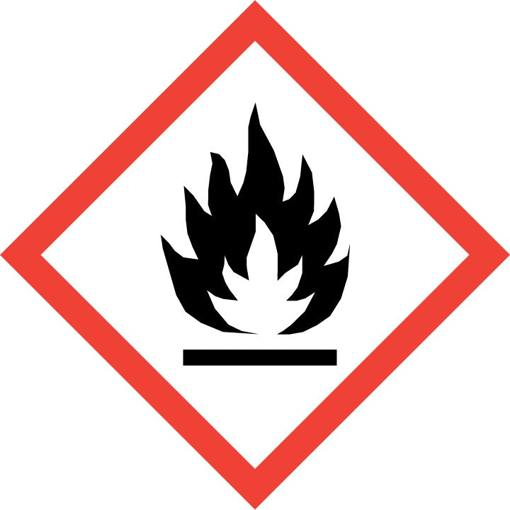 hazard icon H226: Flüssigkeit und Dampf leicht entzündbar.